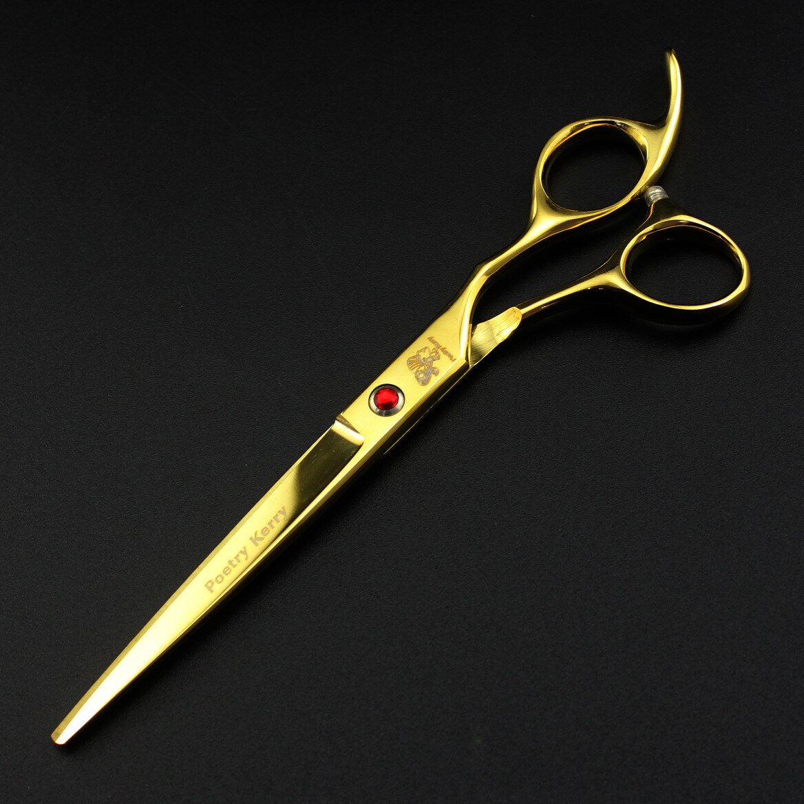 Pet scissors Straight &Thinning & Curved scissors 4pcs set +comb for dog grooming dogs shears hair cutter 7.0 inch