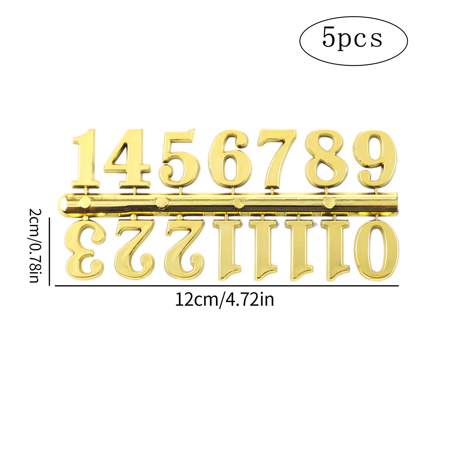 Clock Numerals Arabic Roman Number Restore Clock Numerals Accessories DIY Epoxy Resin Clock Molds Accessories: PURPLE