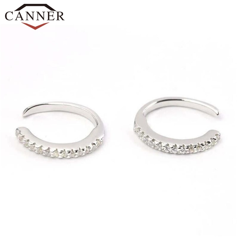 925 Sterling Silver ear bone Clip Earrings for Women ins super fairy pierced ear Clip on Earrings Gold Silver color Jewelry