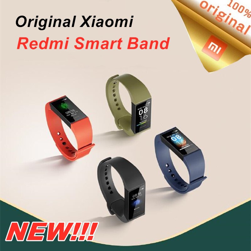 Xiaomi Redmi Band Smart Wristband Fitness Heart Rate Sport Monitor Bluetooth 5.0 USB Charging Bracelet redmi smart band