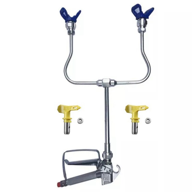 Double Head Painter Spray Extension High Pressure Stick Painter Airless Spray Tip Tool Sprayer Tools: Default Title