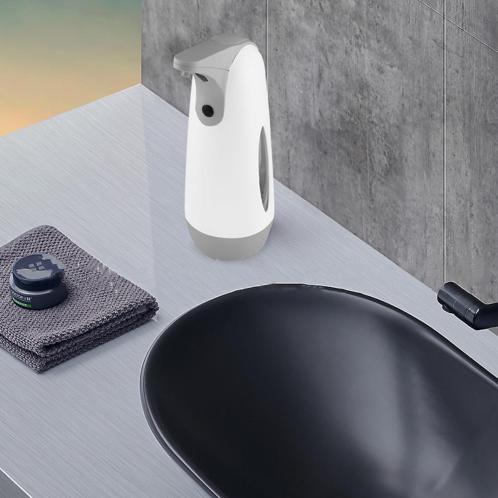 Distributeur automatique de savon sous forme de mousse, recharge USB, capteur infrarouge intelligent, désinfectant pour les mains, pour salle de bains et cuisine
