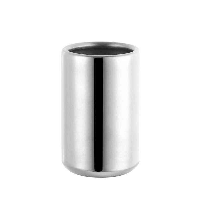 1/2 Stuks Rvs Fruit Vork Opslag Cup Dessert Snack Vork Buis Cup Kids Penhouder Opslag Cilinder thuis Party Gebruiksvoorwerp: silver / 2pcs