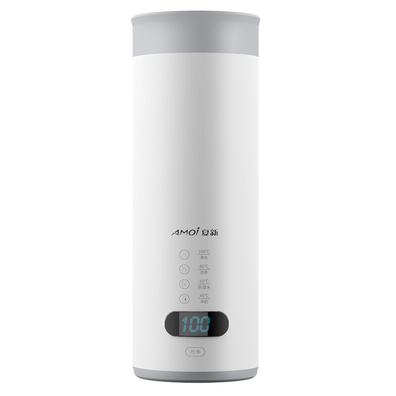 Bouteille d&#39;eau chaude électrique portable 110V ~ 240V, bouilloire de voyage, pot chauffant, tasse santé en acier inoxydable, petite tasse d&#39;eau