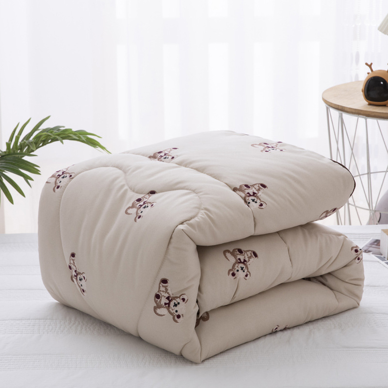 Couette de lit pour bébé 120x150cm, ensemble de literie pour tout-petit, couverture confortable et chaude pour garçons et filles de la maternelle, linge de lit en coton pour enfants