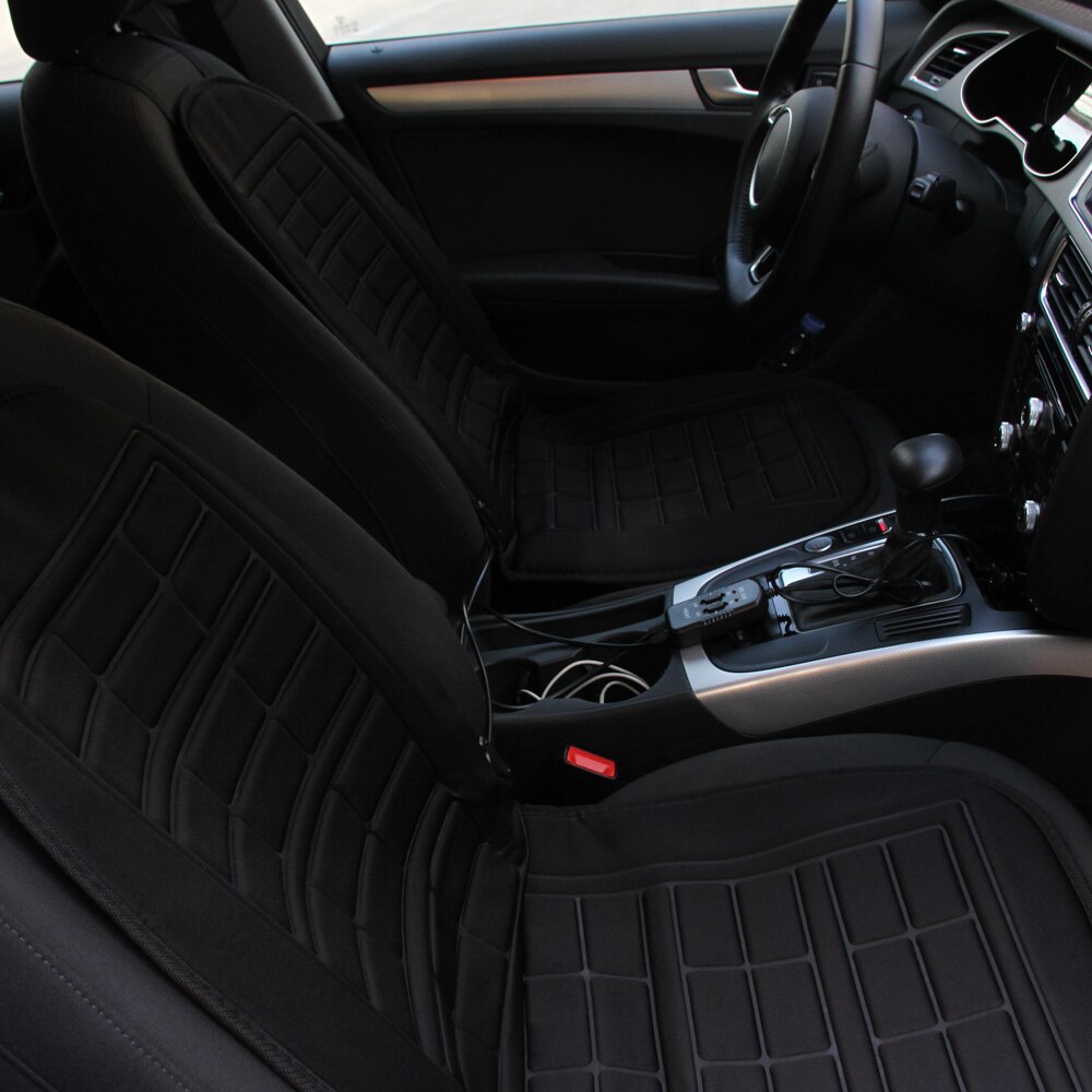 2 stuks/set 12v verwarmde autostoelkussens universele elektrische warmhoud autostoelhoes winterkussens enkele verwarmingskussens