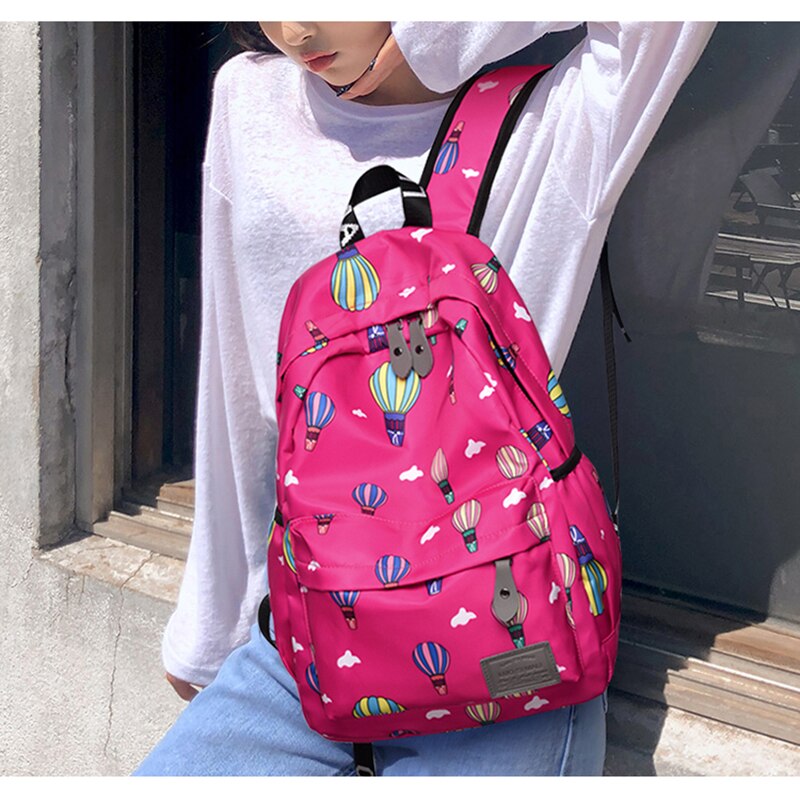 Mochila de para Mujer, mochila de nailon para ordenador portátil, mochila de viaje para Mujer, mochila impermeable, mochila para Mujer