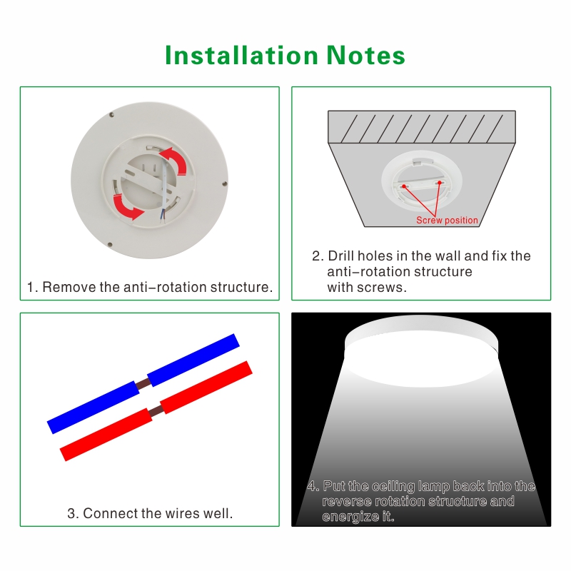 LED Ceiling Lamp 8w 18w PIR Motion Sensor Lamp Surface Mounted Auto Smart Sounds Control AC 110V 220V Round Panel Light