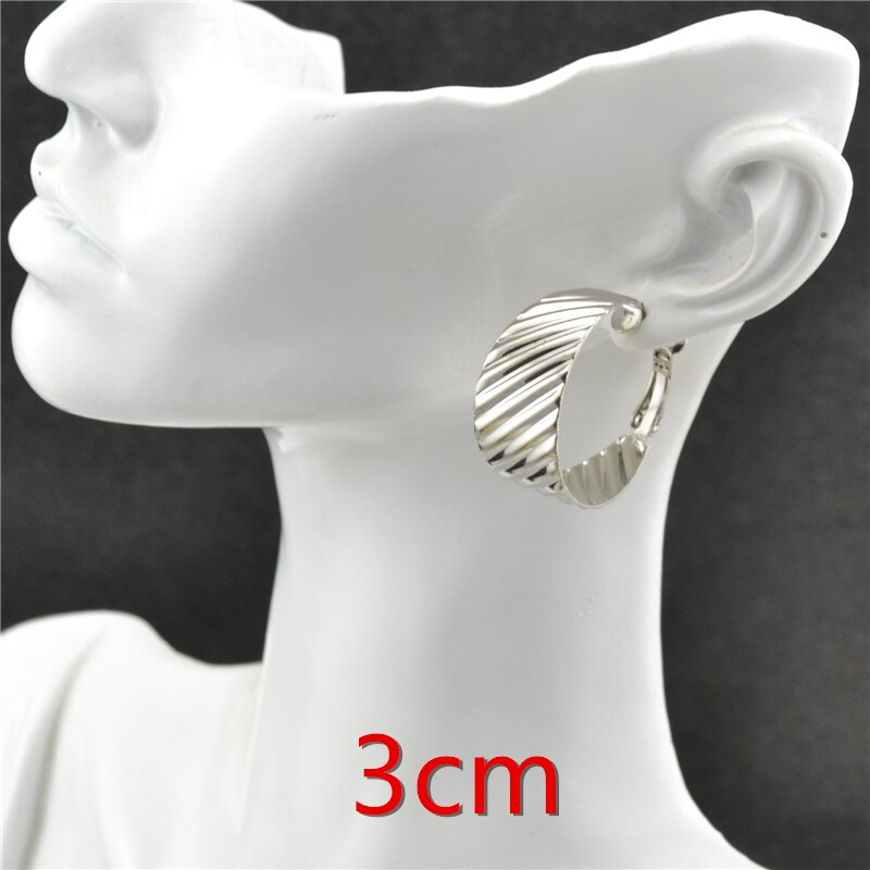 Grampo em Brincos da orelha para as mulheres Sem piercing anéis de orelha Exagerada Grande círculo de Ouro 2020 Moda jóias brincos Senhoras