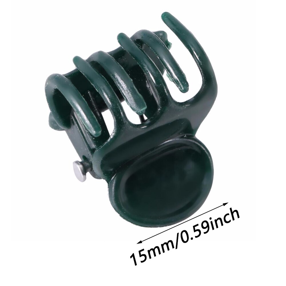 Pinzas de plástico para plantas y orquídeas, pinzas para plantar orquídeas, abrazadera de soporte para flores, tallos de soporte para vid, herramienta para cultivar jardines