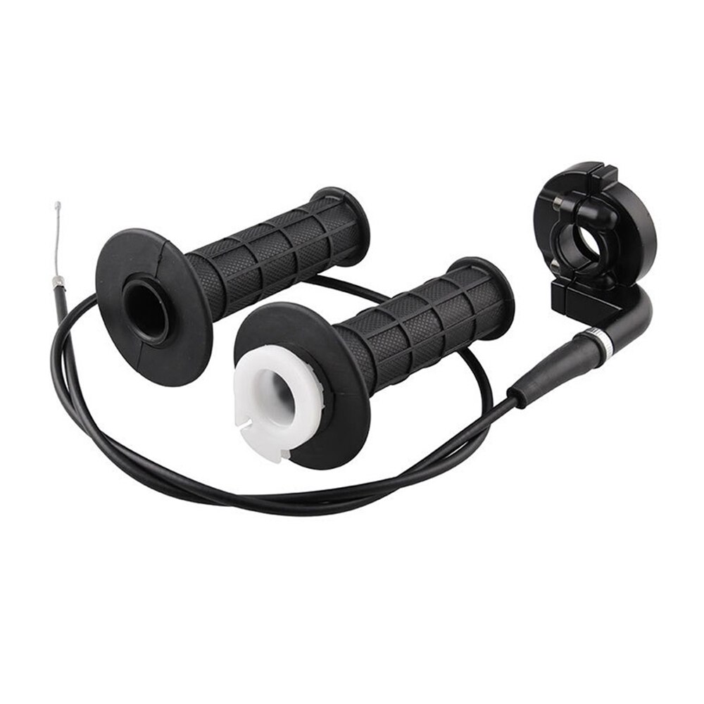 off-road motorcycle grip throttle turn 22mm 7/8" universal 110-250cc with throttle cable acceleration hand grip with twist cable: Default Title