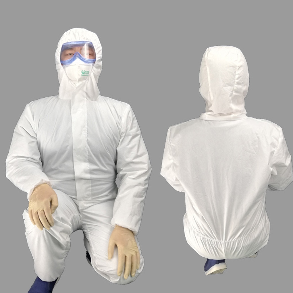 Waterproof One Time Disposable Oil-Resistant Protective Coverall for Spary Painting Decorating Clothes Overall Suit Workwear