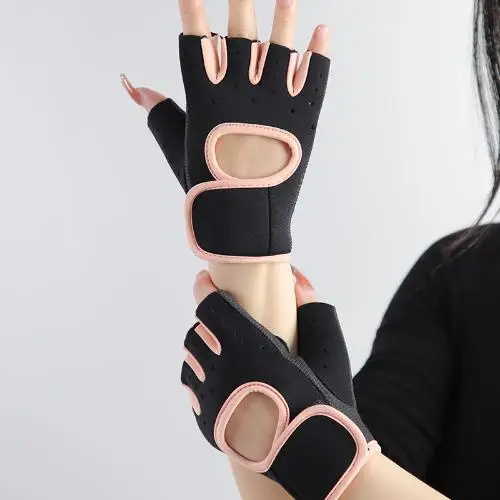 Männer Frauen Fitness Handschuhe Gewichtheben Fitnessstudio Radfahren Yoga Bodybuilding Ausbildung Dünne Sommer Atmungsaktive Nicht-Unterhose Halbe Finger Handschuhe