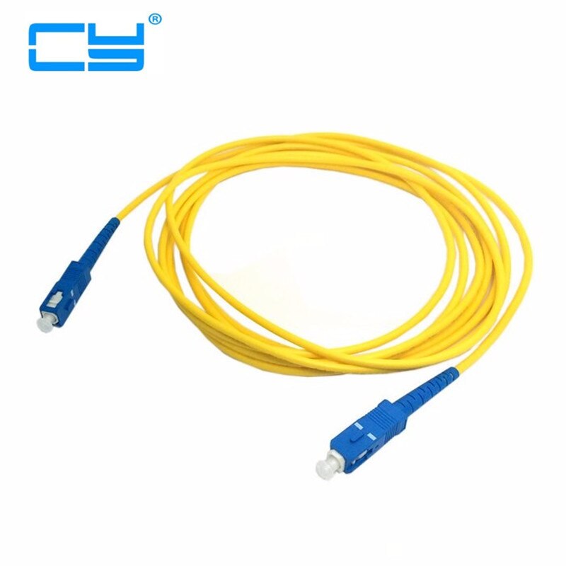 1m to 50m SC/UPC to SC/UPC SM SX Optical Fiber Jumper Cable Fiber Optic Patch Cord