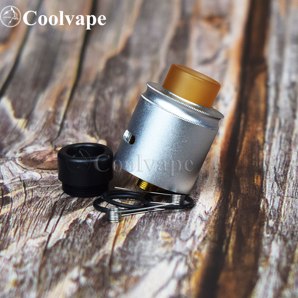 coolvape Apocalypse RDA 24mm Adjustable with pin BF Vaporizer Adjustable Airflow Control Rebuilding tank vs goon v1.5 rda: sliver 1