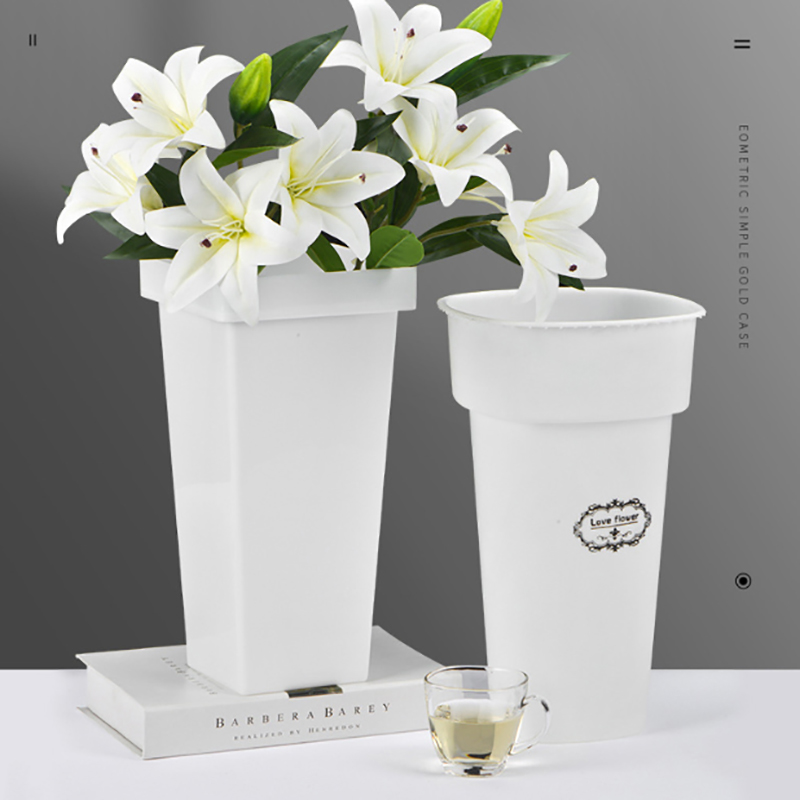 Plastics Umbrella Holder Free Standing Flower Bucket Flower Shop Flower Storage Bucket Port Style Square Flower Bucket