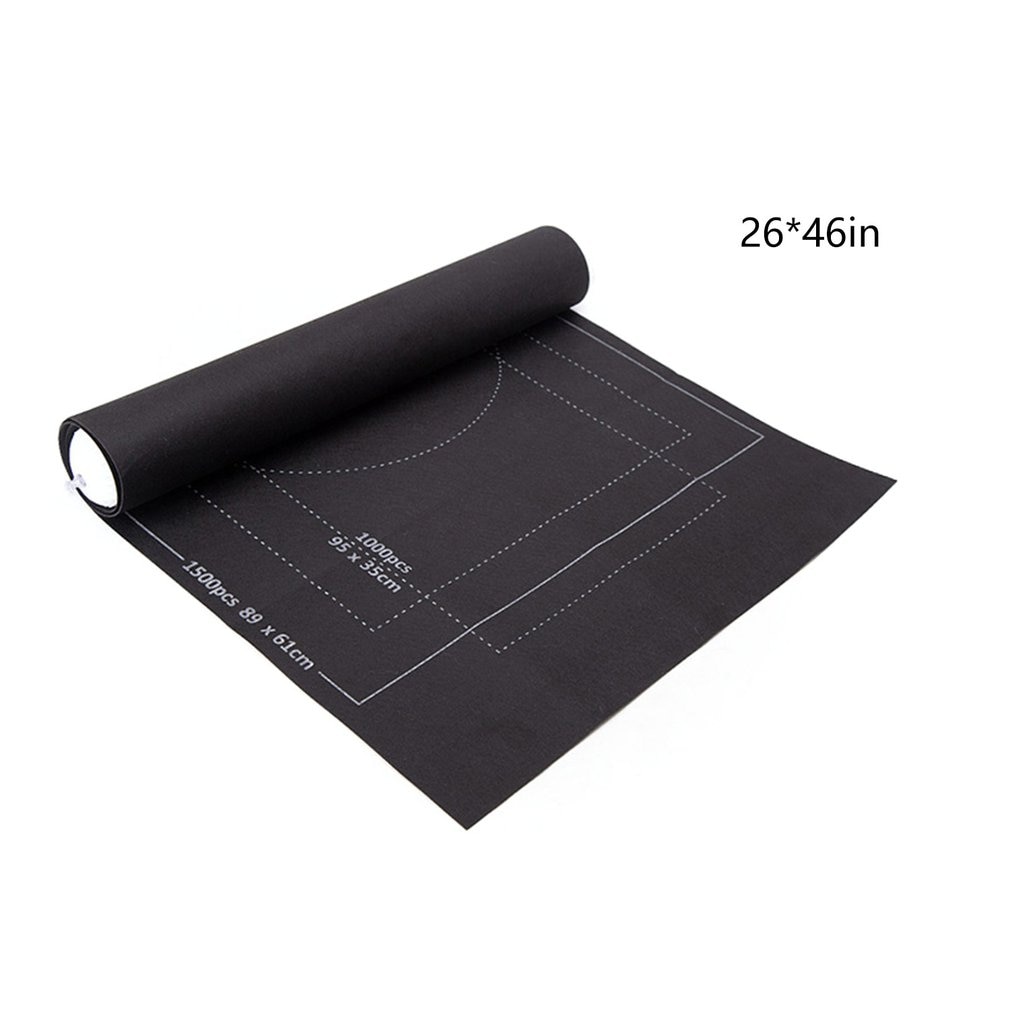 Jigsaw Roll Jigsaw Storage Felt Mat Jigsaw Puzzle Game mat Jigsaw roll mat felt mat jigsaw storage mat Puzzle storage blanket: Dark Khaki