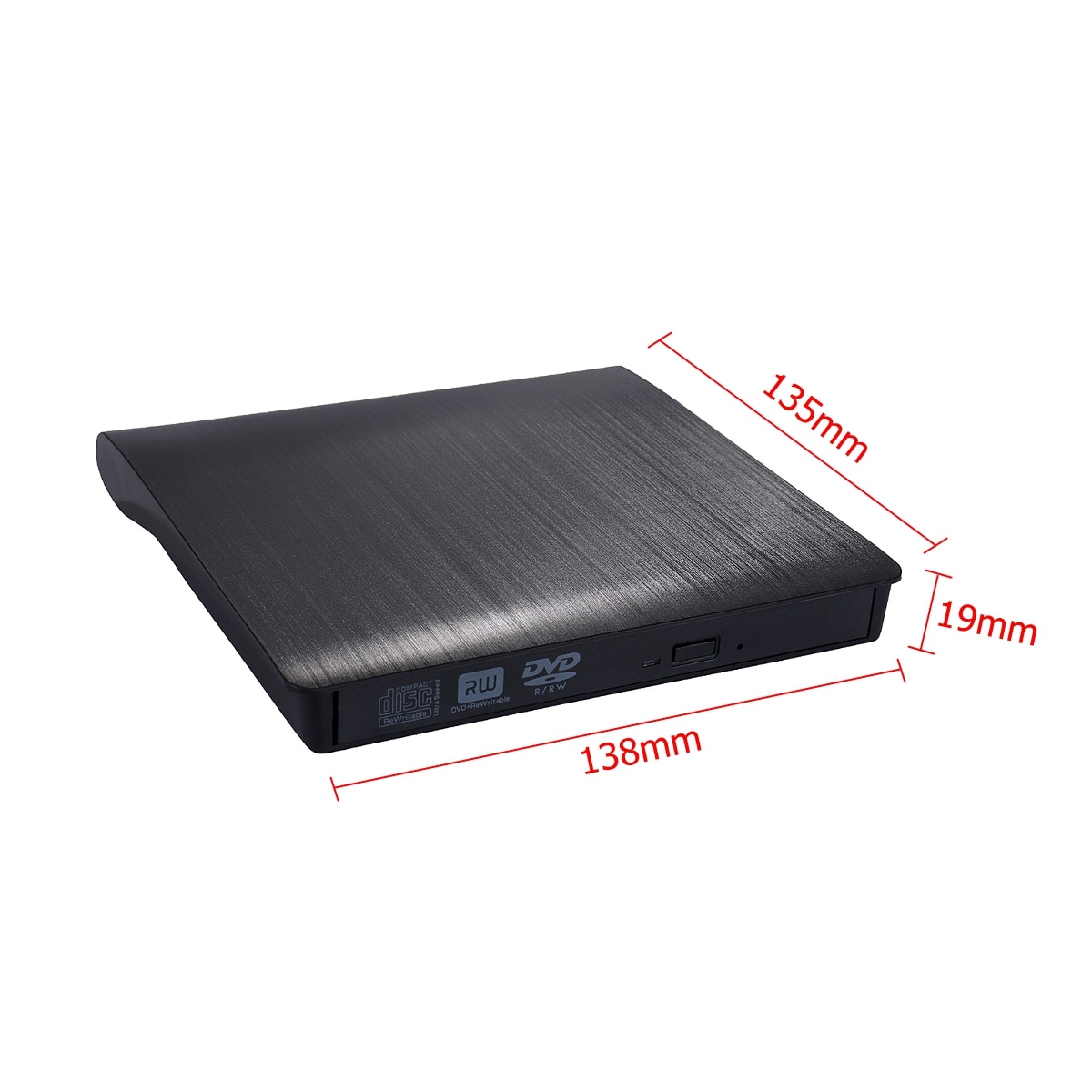 Schlank Externe DVD Drive USB 3,0 DVD-RW CD-RW Combo Laufwerk Brenner Reader Player Recorder Portatil für Laptop