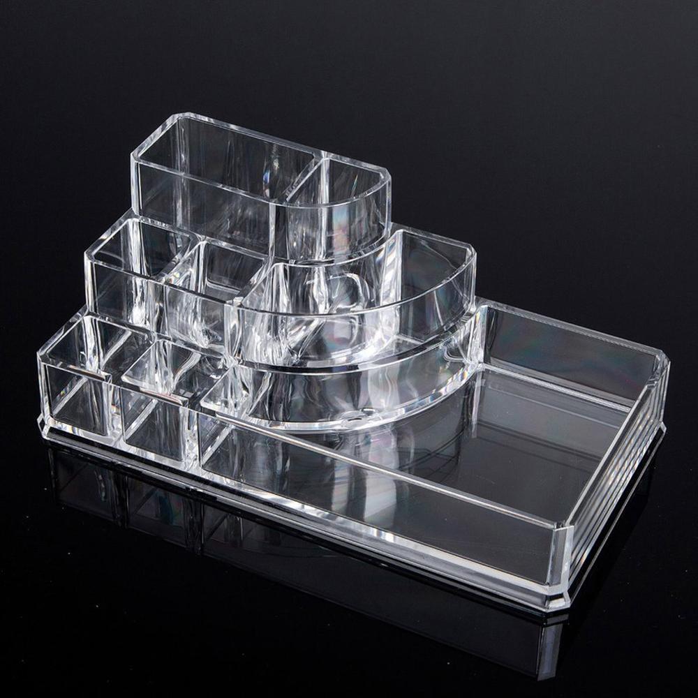 Acryl Sieraden Cosmetische Storage Drawers Display Transparante Make Organizer Dozen Case Cosmetische Opslag Box-Y-1001
