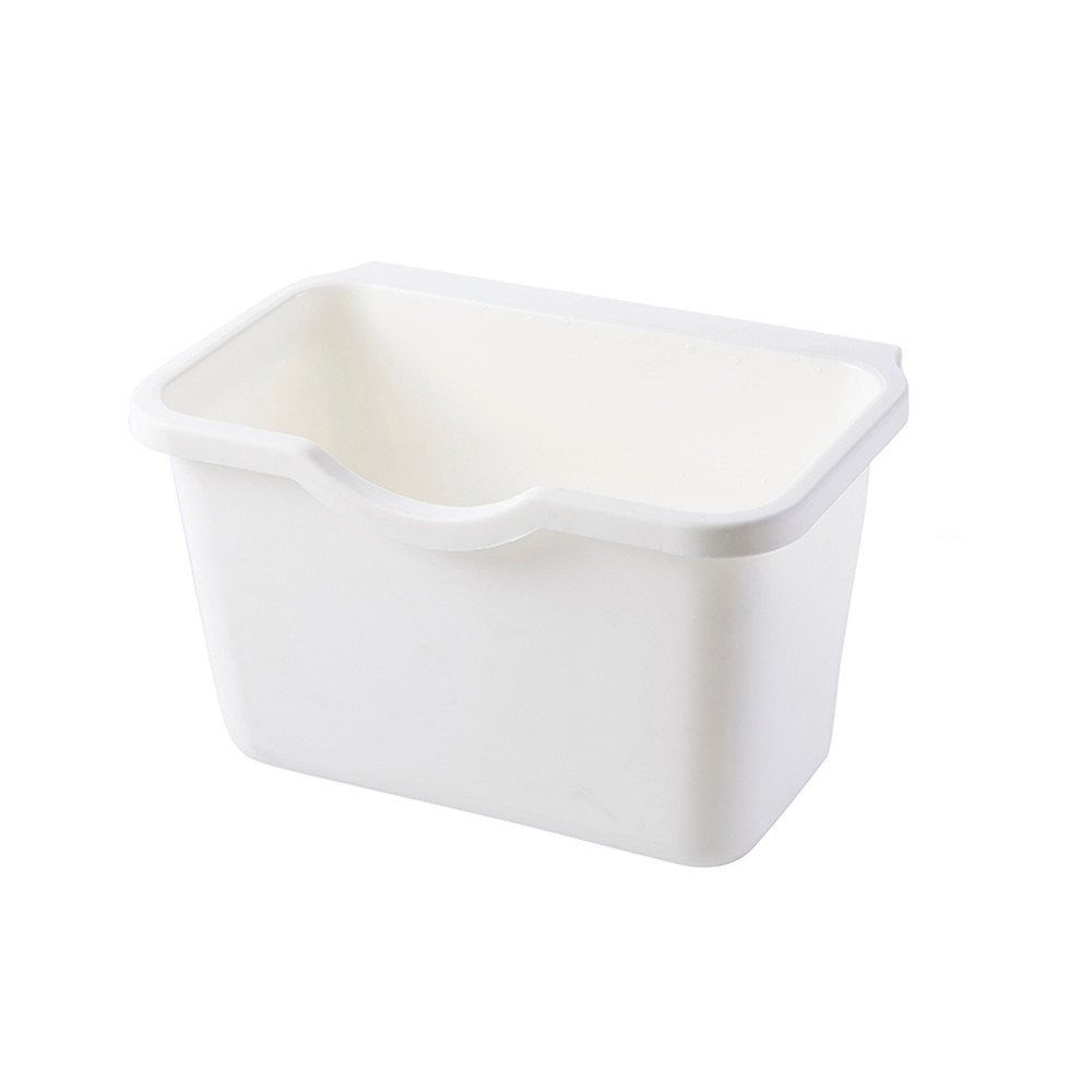 Keukenkast Afvalbak Deur Opknoping Prullenbak Vuilnisbak Kan Wandmontage Vuilnis Container Kast Vuilnis Organizer Box: WHITE