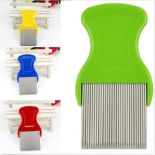 Newest Popular Lice Dirt Comb Steel Eggs Tooth Hair Brushes Remover Lice Dirt Dust Flea Portable Pet Flea Egg Pet Supplies