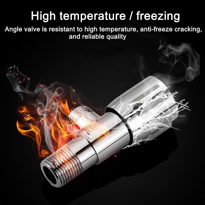 2way/3way Copper Triangle Valve Water Control Valve Bathroom Tap Water Valve and Cold Water Angle Valves