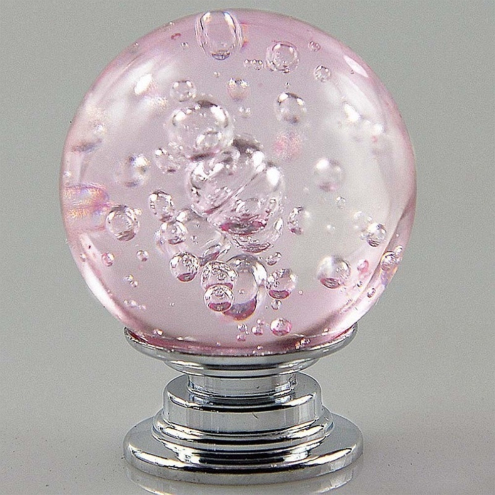Round 3cm Crystal Bubble Ball Drawer Knob Cupboard Cabinet Handles Wardrobe Door Handles Kitchen Furniture Pull Knob Hardware