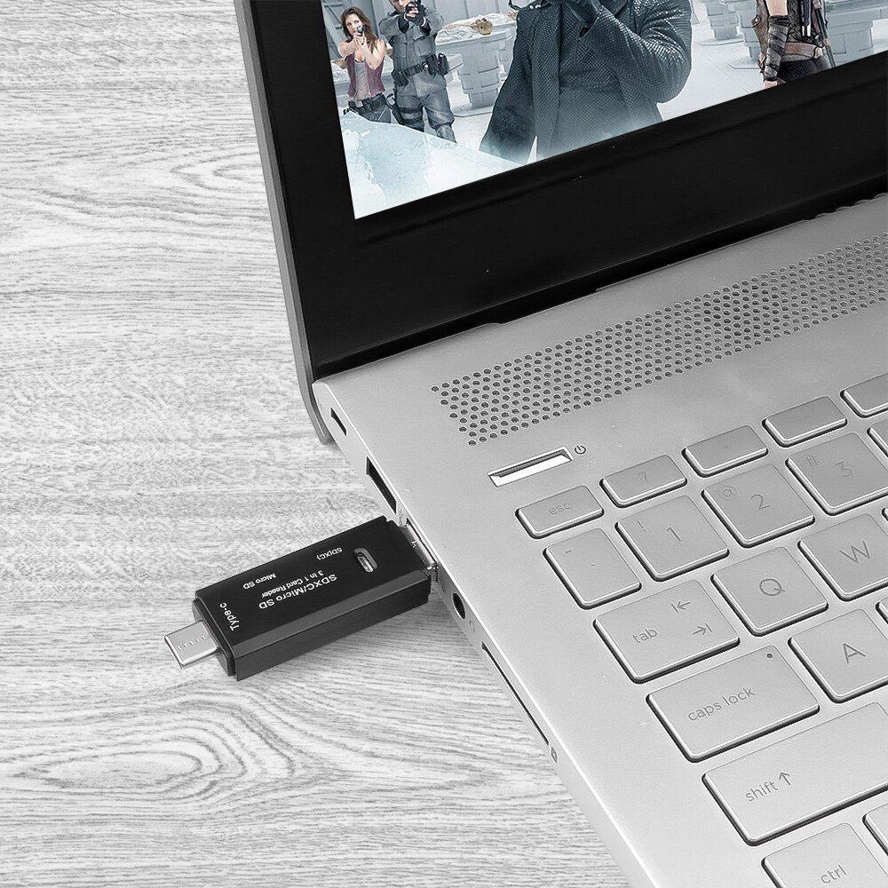 Kebidu 3 in type-c kaartlezer micro usb type-c otg flash drive adapter hoge snelheid usb 3.0 micro sd 1 otg geheugenkaartlezer
