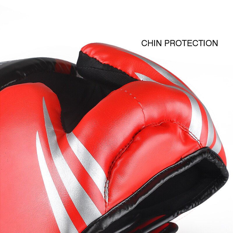 Förderung Boxen MMA Sicherheit Helm Kopf Getriebe Protektoren Erwachsene Art Ausbildung Kopfbedeckungen Muay thailändisch Kickboxen Volle-abgedeckt Helme