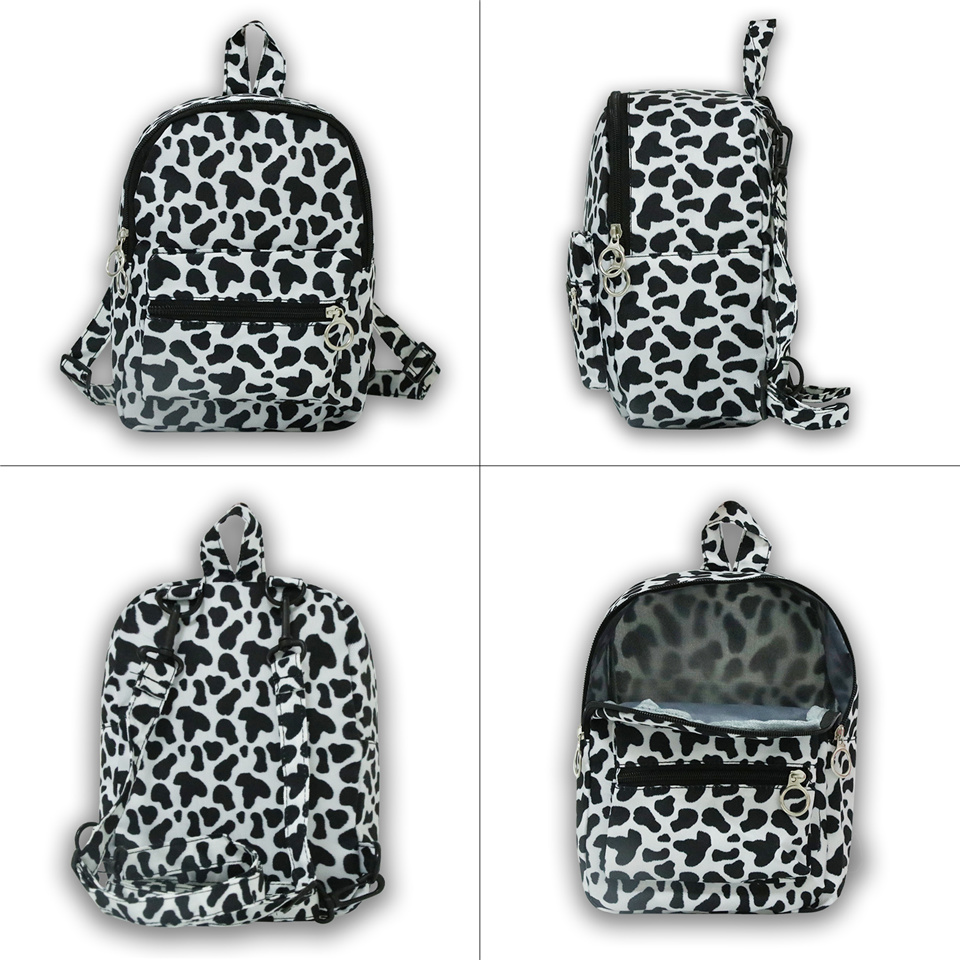 Damen-rucksack mit leopardenmuster, mini-schulrucksack für mädchen, umhängetasche für die schule, mochila feminina, rucksack, mochilas mujer