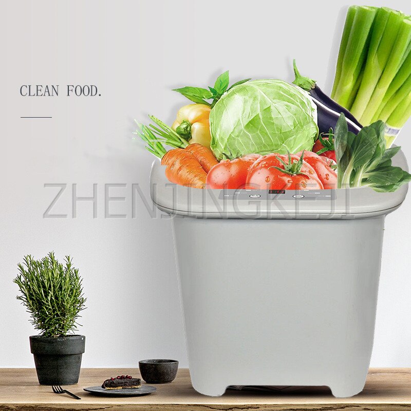 Home Fruit And Vegetable Meat Washing Machine Pesticide Removal Food Purifier Disinfector Automatic Vegetable Cleaning Machine