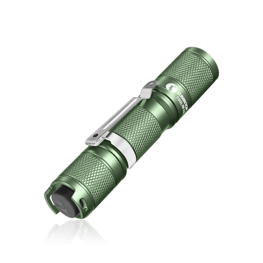 Färgglad ficklampa 14500 ficklampor lumintop verktyg  aa 3.0 900 lumen 127 meter edc mini ficklampa med magnetisk svans: Föränderlig