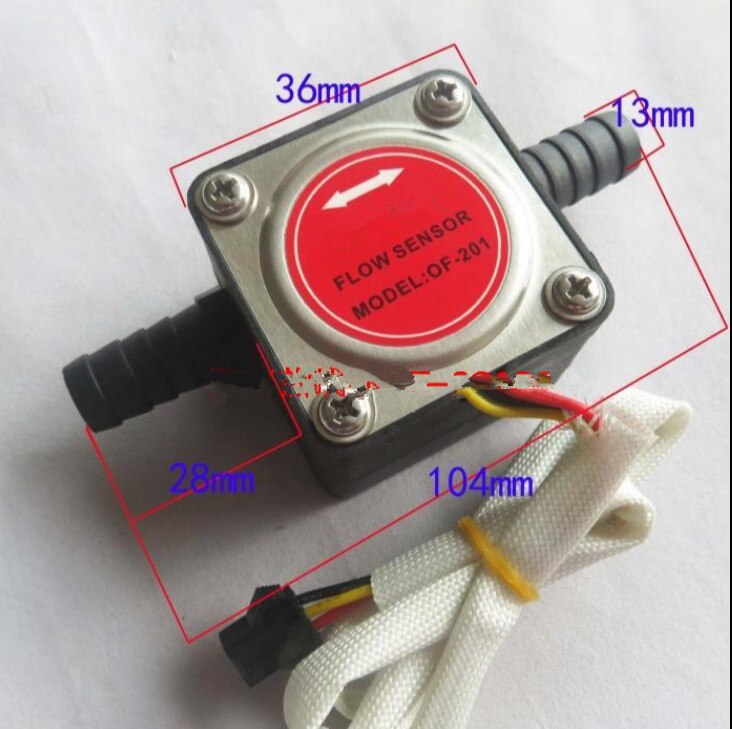 13mm Gear flow sensor Liquid Fuel Oil Flow Sensor Counter Diesel Gasoline