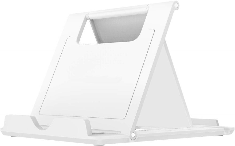 Soporte de escritorio plegable para teléfono/tableta, accesorio para iPhone 11 Pro Max, iPad 10,2 &quot;, iPhone Xs/Xs Max/Xr/X iPad Air Mini Pro 4-11&quot;: Blanco