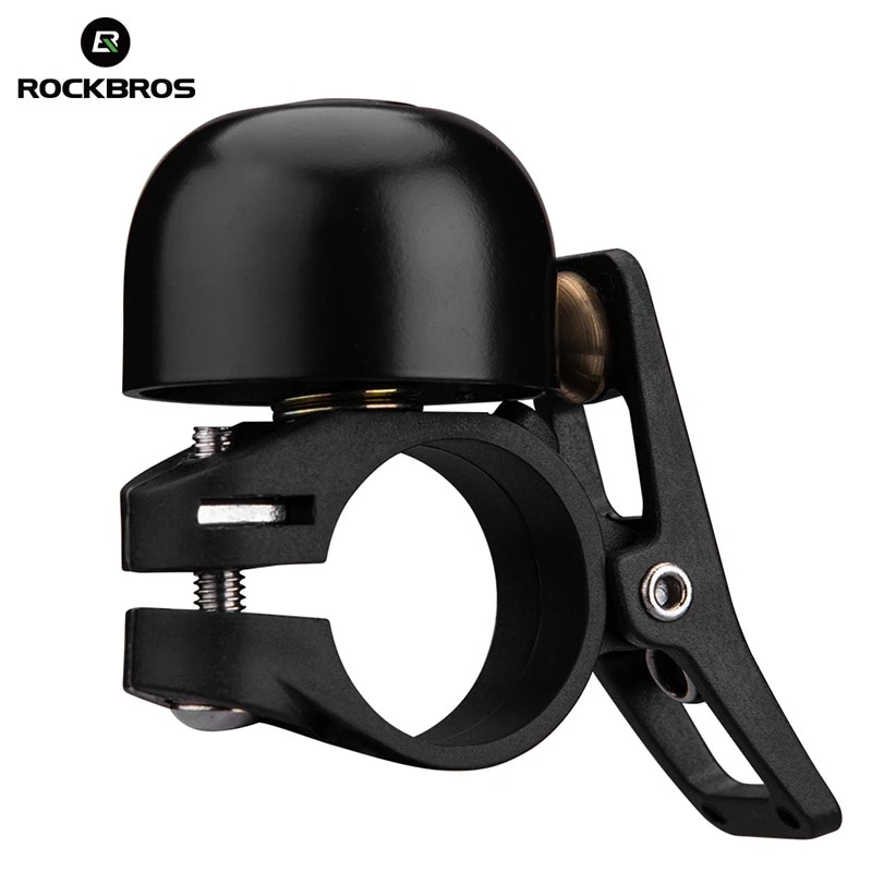 Rockbros cykling cykelklockor styre cykelklocka aluminium vanligt klassiskt ljud mtb landsvägscykelhorn cykel cykeltillbehör