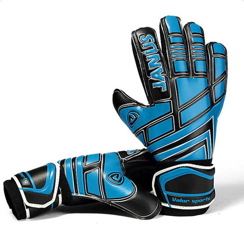 Outdoor Children Adult Latex Thickened Soccer Goalkeeper Gloves With Finger Protect