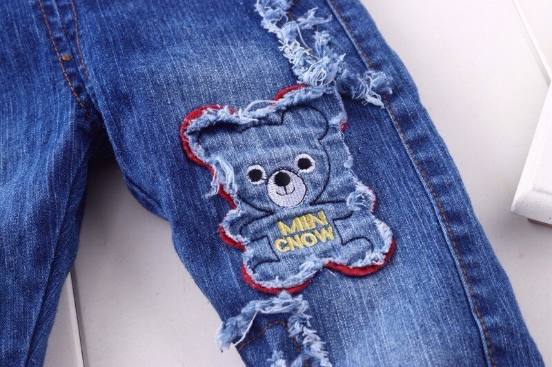 DIIMUU – salopette en jean pour enfants de 1, 2, 3 et 4 ans, pantalon Long pour garçons
