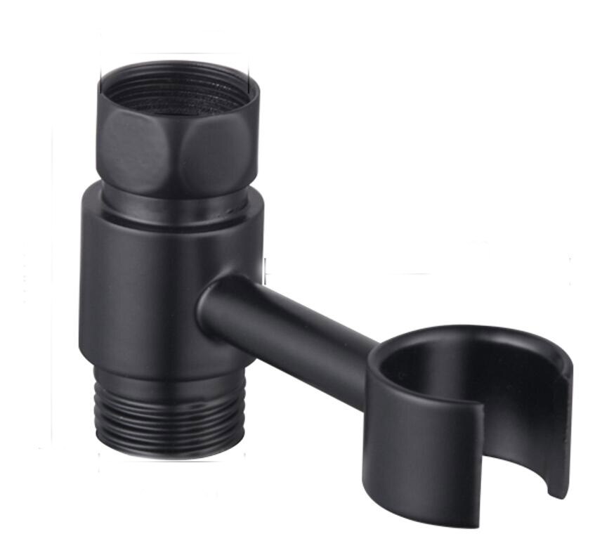 brass chrome or black Bidet Toilet angle valve Chrome Plated Brass Dual Water Outlet Angle Check Valve AG088: black