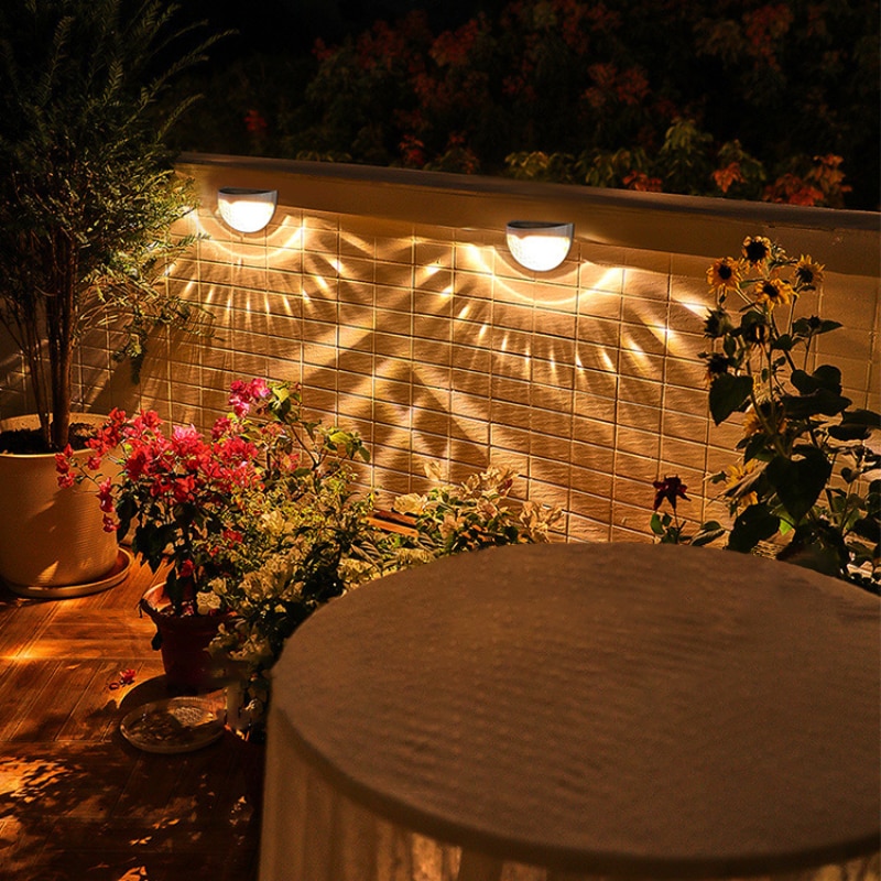 Solar Led Light Outdoor Wandlamp Tuin Lignts Waterdichte Trap Solar Lamp Binnenplaats Tuin Decor Voor Thuis Balkon Patio