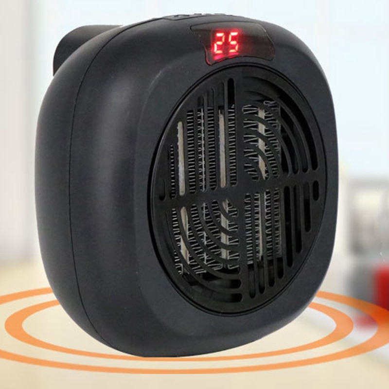 900W Mini Wall-Mounted Electric Heater Air Blower Home Office Wall-Mounted Heaters Bathroom Radiator Fan Heater with EU Plug