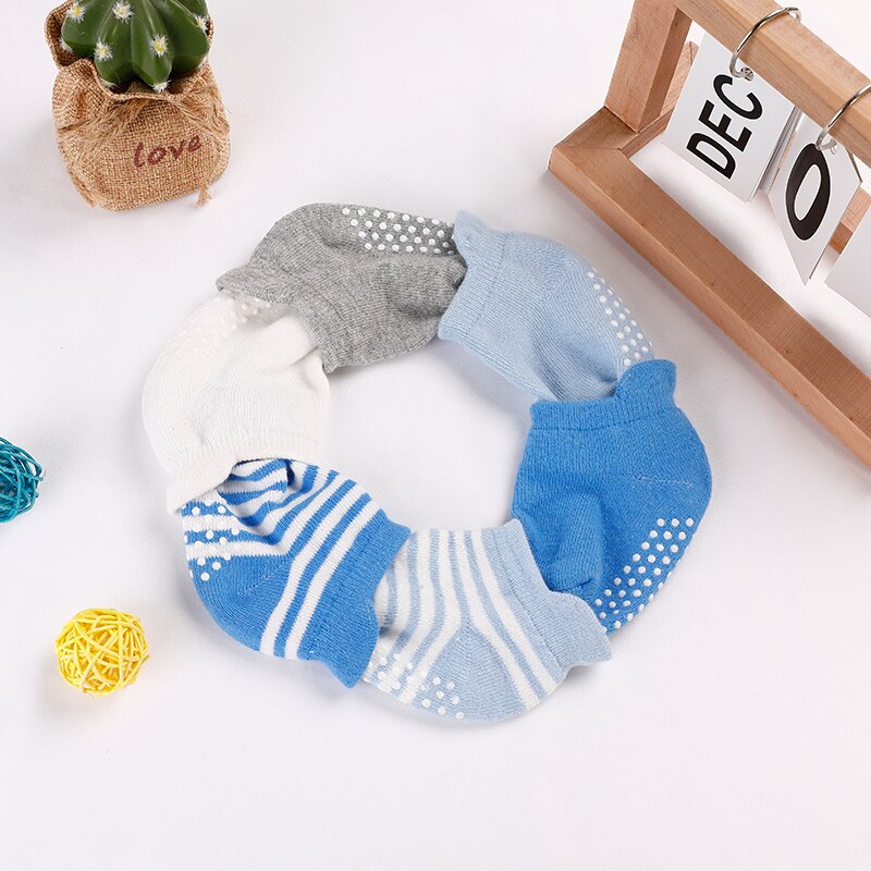 6 Paare/los Baby Knöchel Socken mit nicht Schleudern Sohlen 100% Organische Baumwolle Socken für Jungen &Ampere; Mädchen 6-36 monat Anti Schleudern Baby Socke