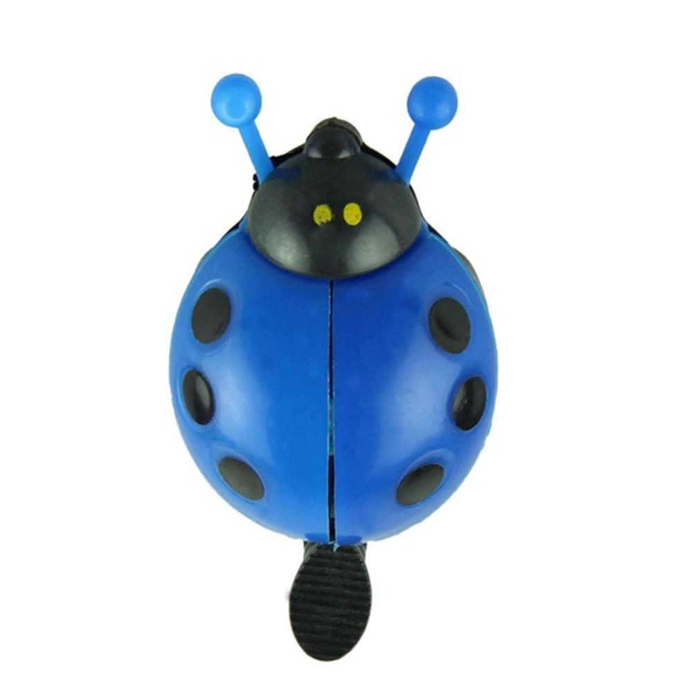 Fiets lieveheersbeestje bel mountainbike leuke bel fiets decoratie bel fiets geluid helder scherpe accessoires: Blauw