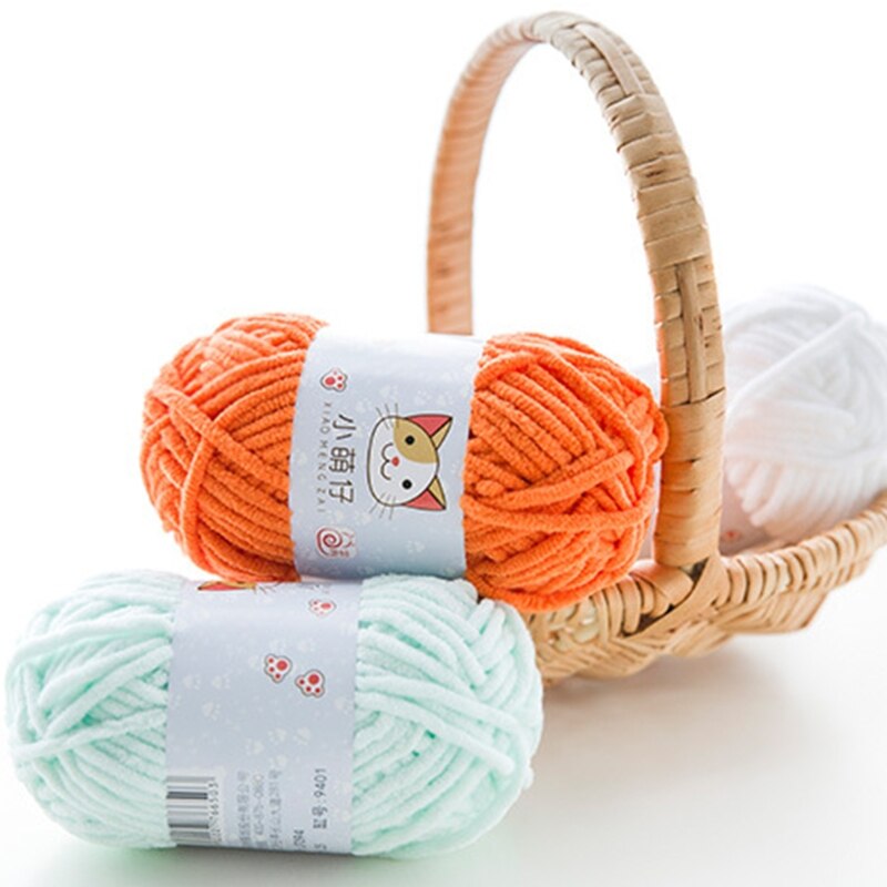 Polyester Handgemaakte Garen Huidvriendelijke Breien Garen Vrouwen Diy Shawl Sjaal Handschoen Deken Hoed Haak Draad Levert