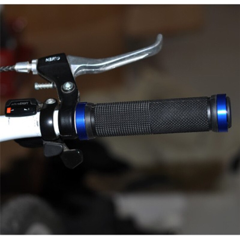 Convenient Durable 1 Pair Double Lock On Locking Mountain BMX Bike Bicycle Cycling Handle Bar Grips#259747