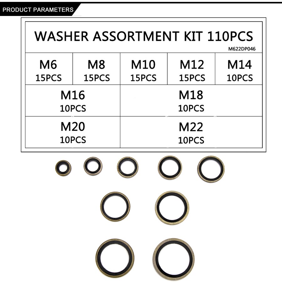 100 stücke-162 stücke Hochdruck Dichtung Unterlegscheibe O-Ring Buchse M6 M8 M10 M12 M14 M16 m18 M20 M22 M24 M27 M30 Dichtung Ersatz Bausatz S27