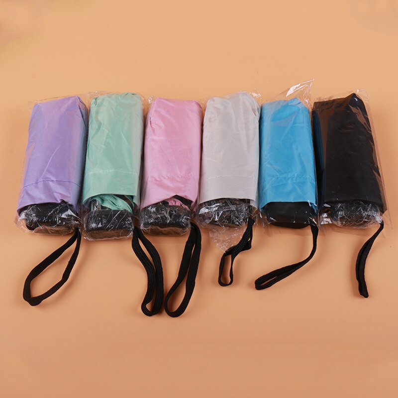Mini 5 Folding Umbrella Rain Women Parasol Cute Umbrella Parapluie As Novelty Protection Windproof Folding Umbrella