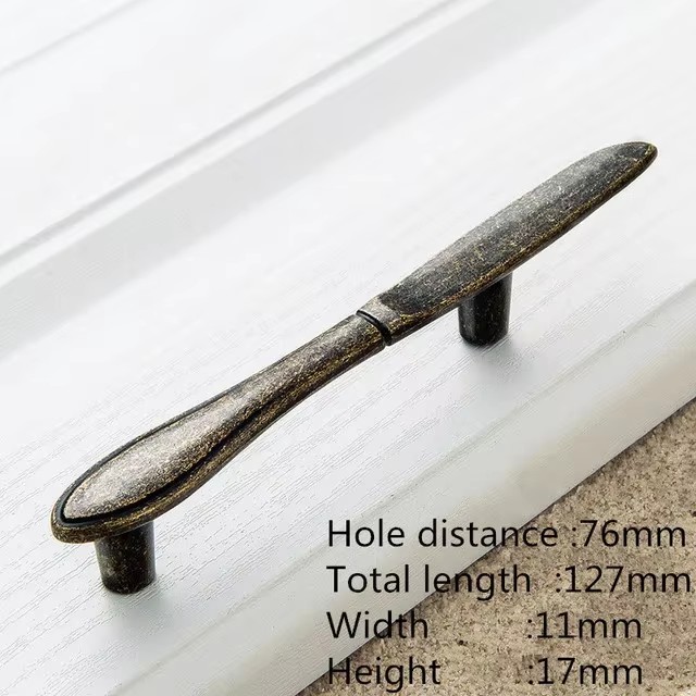 Spoon/Fork/Knife Cabinet Pulls Handles Cupboard Wardrobe Kitchen Cabinet Handles Furniture Hardware: Gold