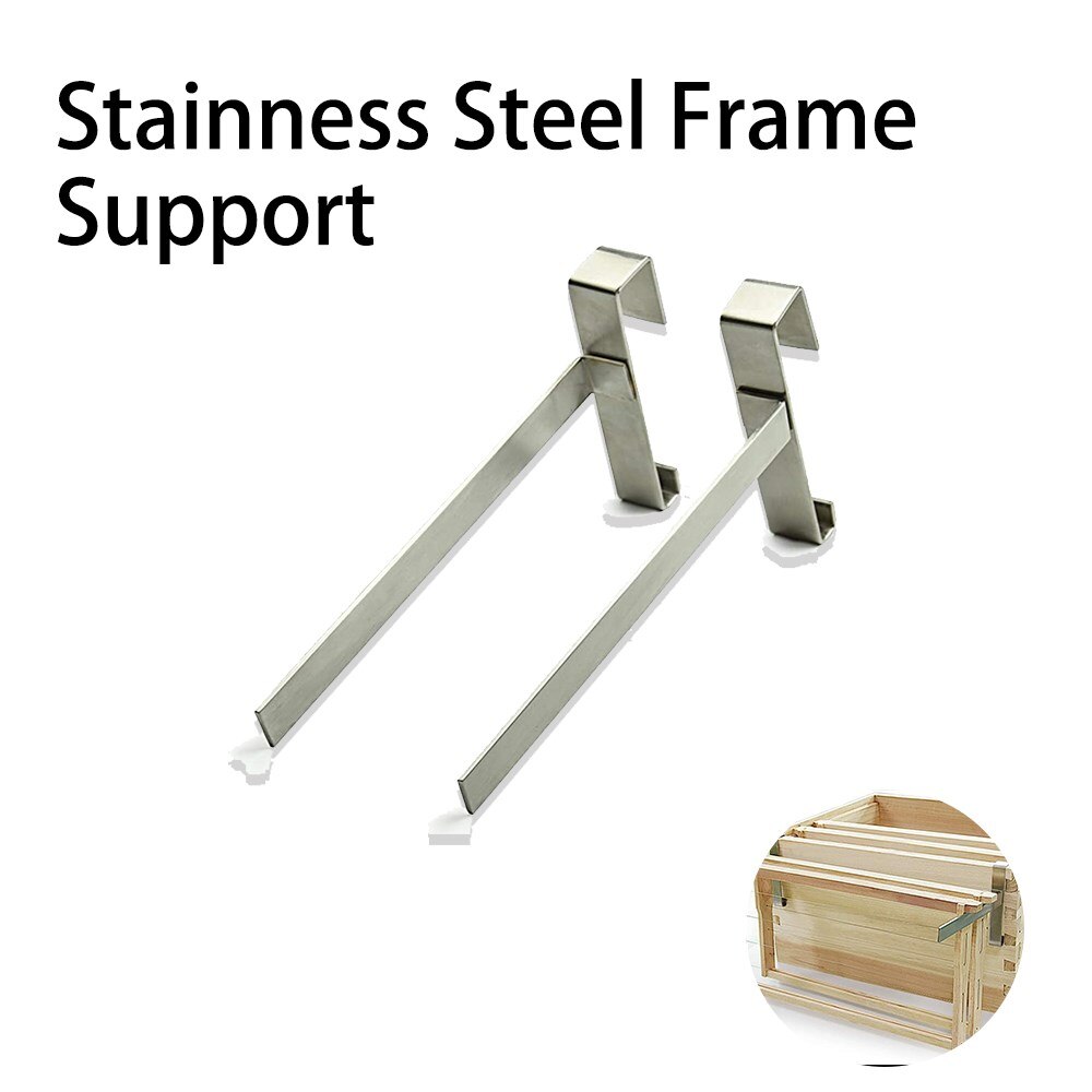 Beekeeping Beehive Frame Holder Perch Stand Support Bracket Rack Bee Hive Side Mount Tools For Beekeeper Supplies Equipment