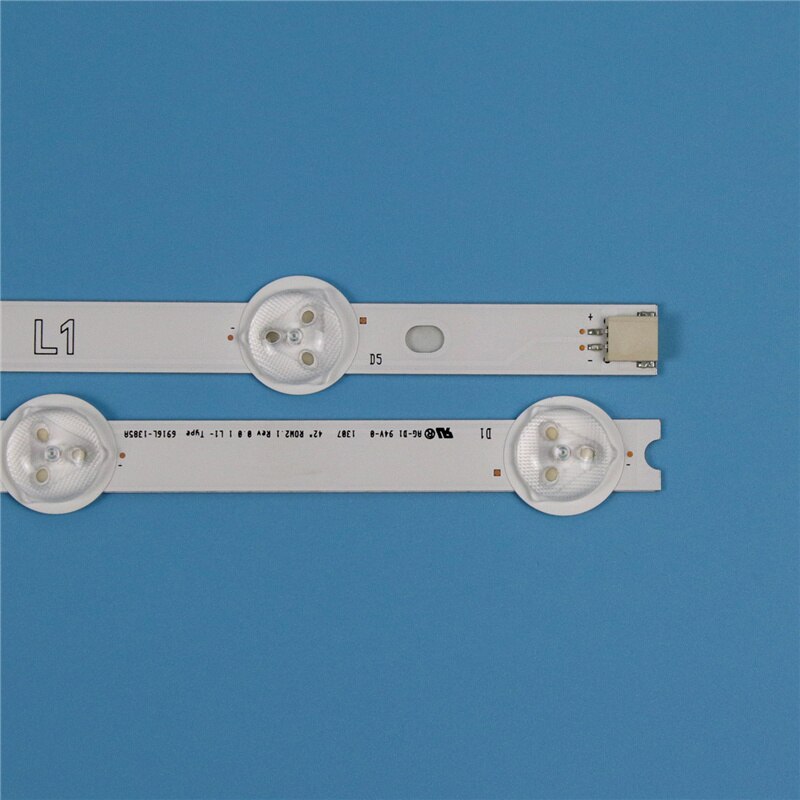 Tira de LED para iluminación trasera de TV LG, Kit de 10 lámparas de 820mm para modelos 42LN540S, 42LN540R, 42LN540B, 42&quot;