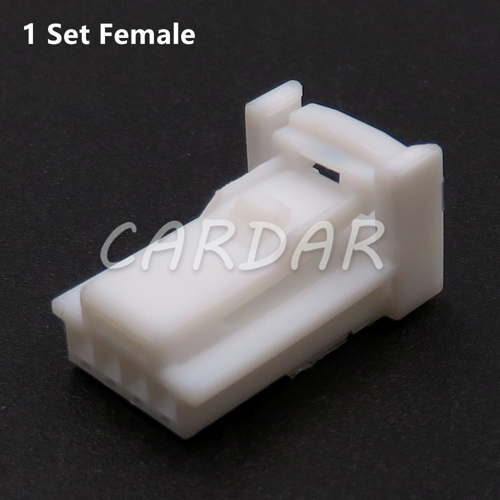 1 Set 4 Pin 0.7 Series Miniature Auto Bluetooth Microphone Electric Cable Socket For X-Trail Qashqai 1612035-1: black